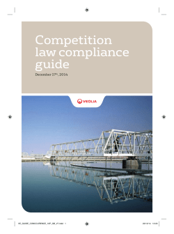 Competition law compliance guide