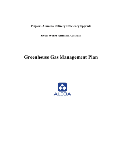 Greenhouse Gas Management Plan