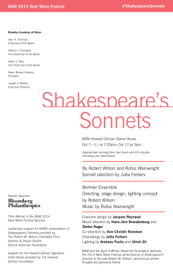 Shakespeare`s Sonnets