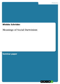 Meanings of Social Darwinism, History - Miscellaneous