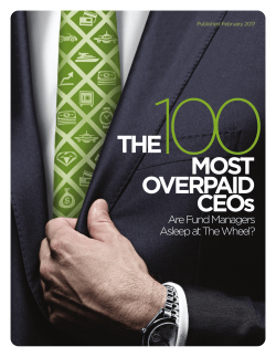 The 100 Most Overpaid CEOs - As You Sow