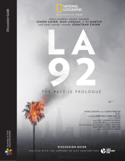 Discussion G uide - National Geographic Channel