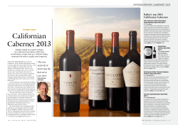 Californian Cabernet 2013