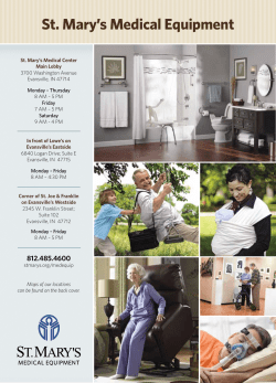 St. Mary`s Medical Equipment