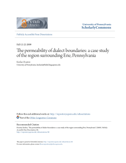 The permeability of dialect boundaries: a case study of the region