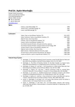 Prof.Dr. Aydın Mısırlıoğlu