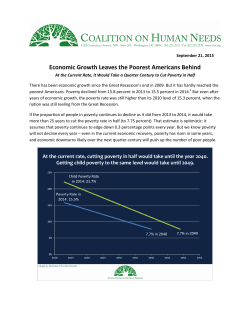 Economic Growth Leaves the Poorest