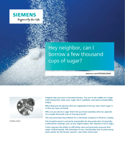 Hey neighbor, can I borrow a few thousand cups of sugar?