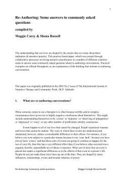 Re-Authoring: Some answers to commonly asked questions