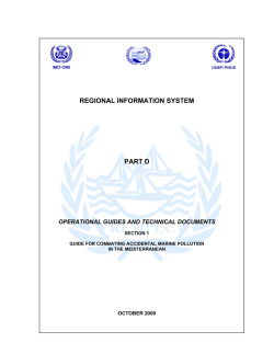 Guide for combating accidental Marine Pollution in the