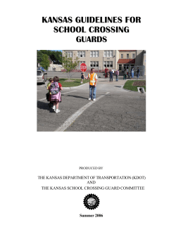 School Crossing Guard Manual