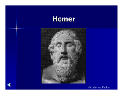 The Odyssey Introduction