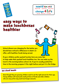 easy ways to make lunchboxes healthier easy