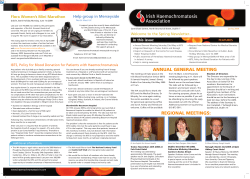 Newsletter Spring 2009 - Irish Haemochromatosis Association