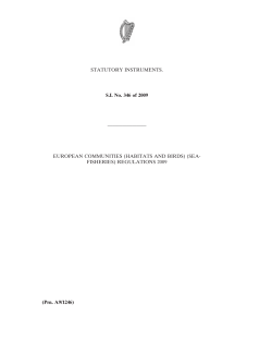 STATUTORY INSTRUMENTS. S.I. No. 346 of 2009