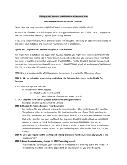 FTPing MARC Records to EBSCO for Millennium Sites