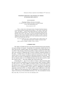 POSITRON-EMITTING AND DOUBLE