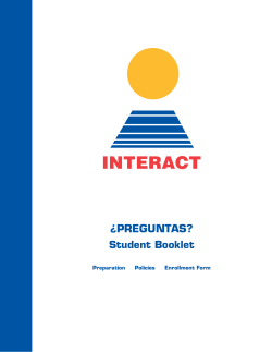 ¿Preguntas? - Interact Travel, Inc.