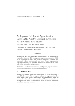 An Improved Saddlepoint Approximation Based on the