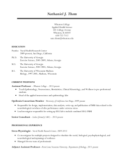 Full Curriculum Vitae