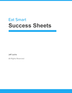 Success Sheets - West Little Rock Crossfit