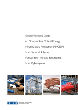 Good Practices Guide on Non-Nuclear Critical Energy