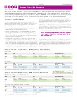 Power Disable Feature