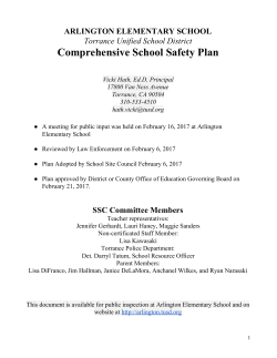 Comprehensive School Safety Plan