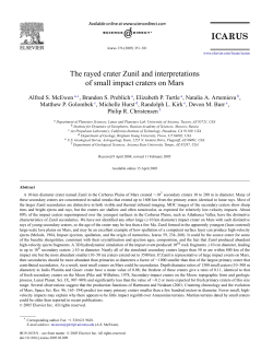 The rayed crater Zunil and interpretations of small impact craters on