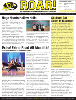 Extra! Extra! Read All About Us! - Cuyahoga Falls City School District