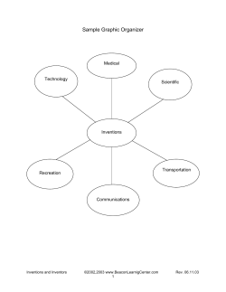 Sample Graphic Organizer