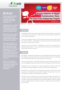 Driving Adoption of Digital Collaboration Tools: The