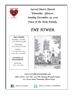 Sacred Heart Bulletin – 12-29-13