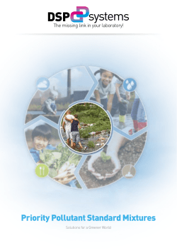 Priority Pollutant Standard Mixtures - DSP