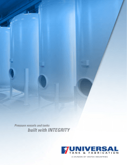 Capabilities Overview - Universal Tank and Fabrication