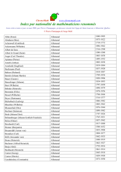 Liste nationalit&eacute; de math&eacute;maticiens