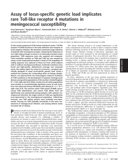 Assay of locus-specific genetic load implicates rare Toll