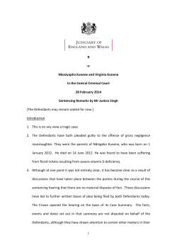 Nkosiyapha Kunene and Virginia Kunene