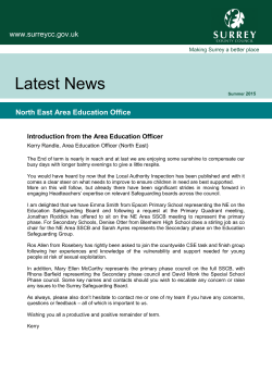 Latest News - Spelthorne Schools Together