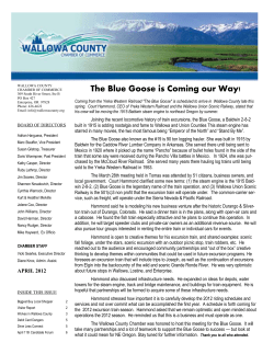 Apr 2012 - Wallowa County Chamber of Commerce,OR