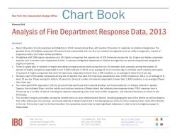 Analysis of Fire Department Response Data, 2013