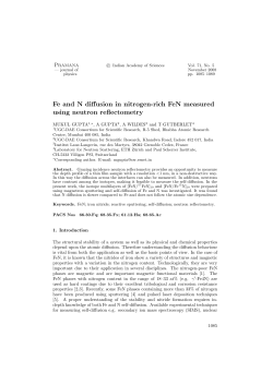 Fe and N diffusion in nitrogen-rich FeN measured using neutron