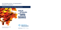 Erasmus Centre for Family Business - Erasmus Research Institute of
