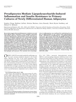 Preadipocytes Mediate Lipopolysaccharide-Induced - Zen-Bio