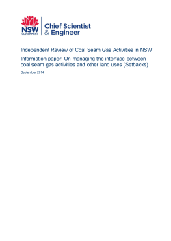 Managing the interface between coal seam gas activities and other