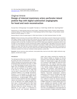 Design of internal mammary artery perforator island pedicle flap with