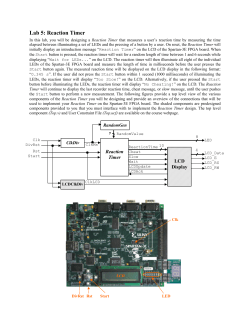 Lab 5: Reaction Timer