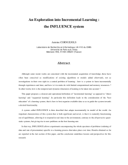 An Exploration into Incremental Learning : the