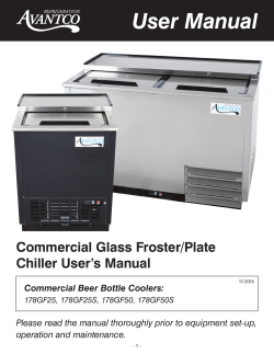 User Manual - Webstaurant Store