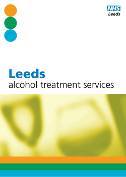 Alcohol Services in Leeds